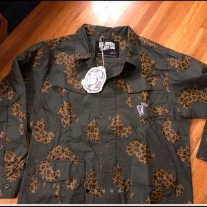 Billionaire Boys Club/BBC Leopard Military Jacket